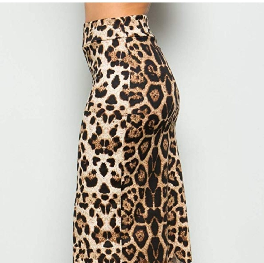 Better B leopard print cotton skirt.